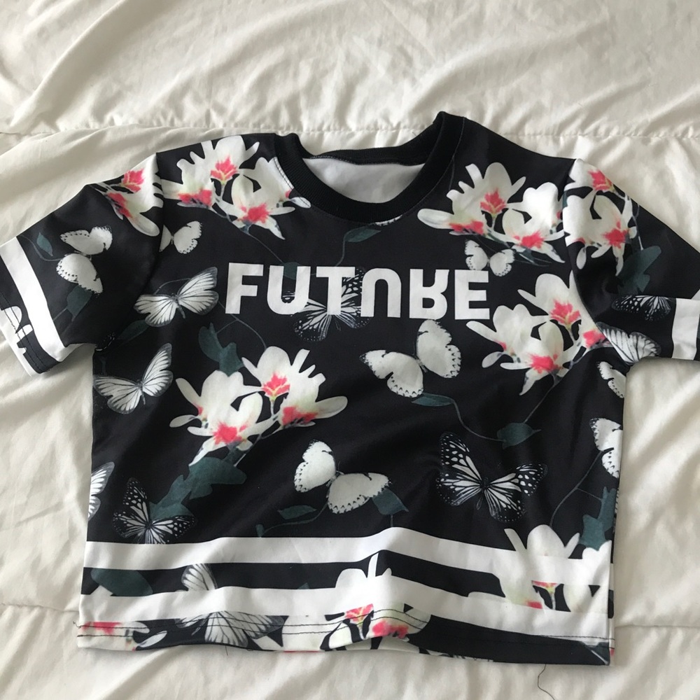 Future Floral Crop Top